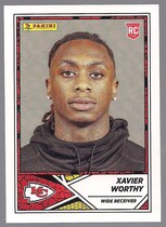 2024 Panini Stickers Cards #82 Xavier Worthy