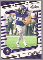 2024 Panini Absolute Orange #72 T.J. Hockenson