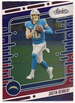 2024 Panini Absolute Red & Blue #57 Justin Herbert