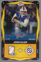 2024 UNO Elite Core Edition Yellow #5 Josh Allen