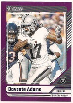 2024 Donruss Press Proof Purple #295 Davante Adams