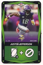 2024 UNO Elite Core Edition Green #84 Justin Jefferson
