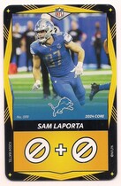 2024 UNO Elite Core Edition Yellow #99 Sam Laporta