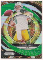 2024 Panini Prizm Portals Green Prizm #2 Brett Favre|Brett Favre