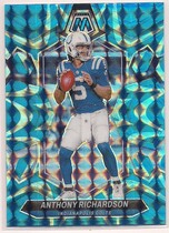 2024 Panini Mosaic Blue Reactive Mosaic #92 Anthony Richardson