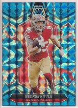 2024 Panini Mosaic Blue Reactive Mosaic #194 George Kittle