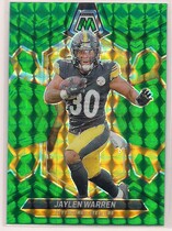 2024 Panini Mosaic Green Mosaic #185 Jaylen Warren