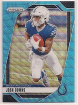 2024 Panini Prizm Blue Wave Prizm #122 Josh Downs