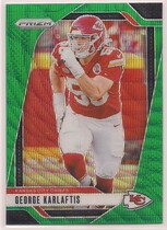 2024 Panini Prizm Green Wave Prizm #142 George Karlaftis