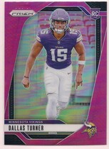 2024 Panini Prizm Pink Prizm #324 Dallas Turner
