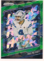 2024 Panini Prizm Hype Green Ice Prizm #1 Dak Prescott