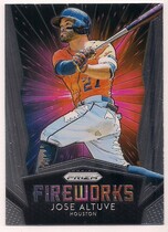 2019 Panini Prizm Fireworks #F14 Jose Altuve