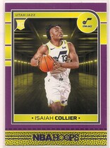 2024 Panini NBA Hoops Purple #259 Isaiah Collier