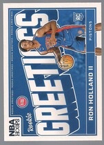 2024 Panini NBA Hoops Rookie Greetings #3 Ron Holland Ii