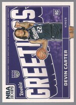 2024 Panini NBA Hoops Rookie Greetings #14 Devin Carter