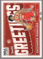 2024 Panini NBA Hoops Rookie Greetings #15 Zaccharie Risacher
