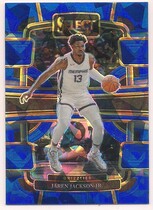 2023 Panini Select Blue Cracked Ice Prizm #30 Jaren Jackson Jr.
