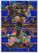 2023 Panini Select Blue Cracked Ice Prizm #50 Darius Garland
