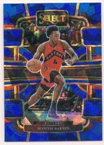 2023 Panini Select Blue Cracked Ice Prizm #54 Scottie Barnes