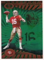 2024 Panini Illusions Trophy Collection Emerald #98 Joe Montana