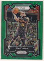 2023 Panini Prizm Green Prizm #3 Trae Young