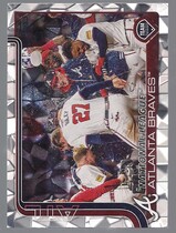2025 Topps Diamante Foil #110 Atlanta Braves Team Card