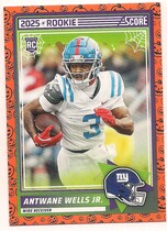 2025 Score Score-A-Treat Rookies Pumpkins #67 Antwane Wells Jr.
