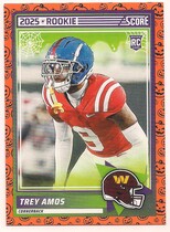 2025 Score Score-A-Treat Rookies Pumpkins #92 Trey Amos