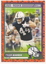 2025 Score Score-A-Treat Rookies Pumpkins #21 Tyler Warren