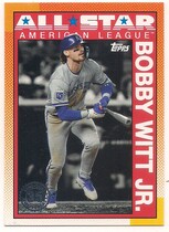 2025 Topps 1990 Topps All-Star (Red) #90AS-50 Bobby Witt Jr.