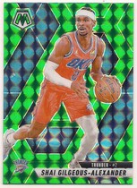 2024 Panini Mosaic Green Mosaic #38 Shai Gilgeous-Alexander