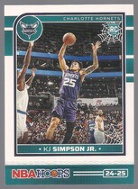 2024 Panini NBA Hoops Haunted Hoops #233 Kj Simpson Jr.