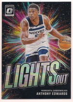 2024 Donruss Optic Lights Out Holo #15 Anthony Edwards