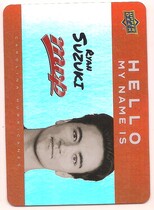 2025 Upper Deck MVP Hello My Name Is Stickers #HNI-14 Ryan Suzuki