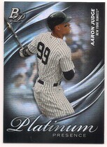 2019 Bowman Platinum Platinum Presence #PP-19 Aaron Judge
