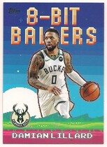 2025 Topps 8-Bit Ballers #8B-8 Damian Lillard