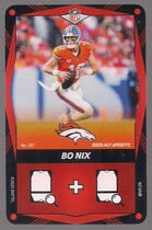 2025 UNO Elite Alt Jerseys Edition Red #127 Bo Nix