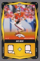 2025 UNO Elite Alt Jerseys Edition Yellow #127 Bo Nix