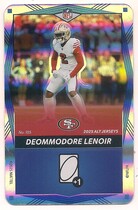 2025 UNO Elite Alt Jerseys Edition Blue Foil #105 Deommodore Lenoir
