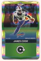 2025 UNO Elite Alt Jerseys Edition Green Foil #30 James Cook