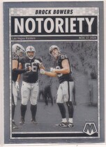 2025 Panini Mosaic Notoriety #10 Brock Bowers
