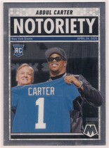 2025 Panini Mosaic Notoriety #14 Abdul Carter