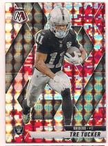 2025 Panini Mosaic Camo Pink Mosaic #218 Tre Tucker