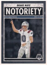 2025 Panini Mosaic Notoriety #3 Drake Maye