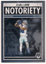 2025 Panini Mosaic Notoriety #8 Ceedee Lamb