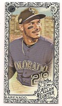 2019 Topps Allen & Ginter Mini Black #107 Nolan Arenado