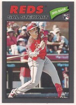 2026 Topps Heritage Dark Gray Bordered #221 Sal Stewart