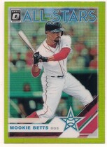 2019 Donruss Optic Lime Green #99 Mookie Betts