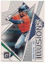 2019 Donruss Optic Optic Illusions #OI-9 Carlos Correa