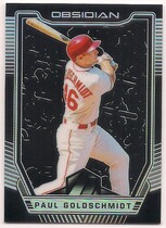 2019 Panini Chronicles Obsidian #29 Paul Goldschmidt